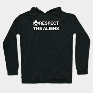 RESPECT THE ALIENS (WHITE) Hoodie